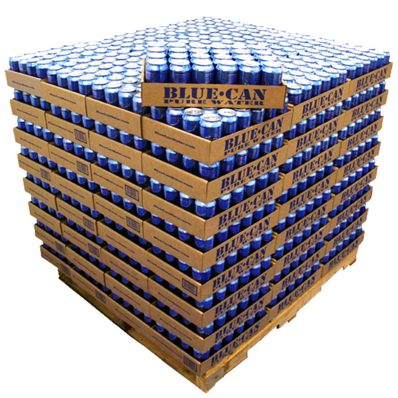 Blue Can Pallet