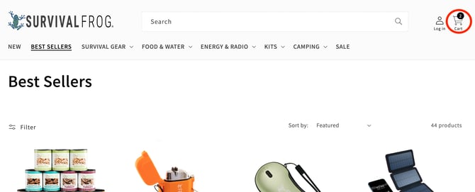 Survival Frog - Cart