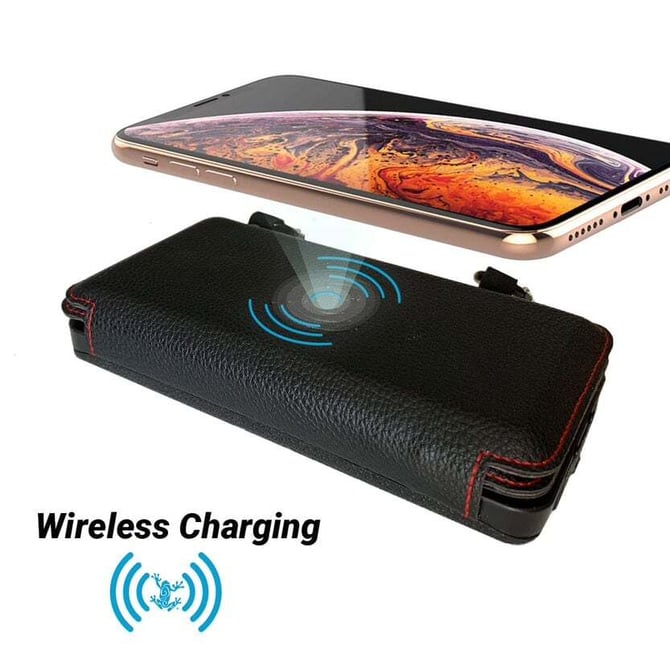 QuadraPro Solar Power Bank - Wireless Charging