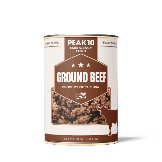 Peak10 Canned Ground Beef